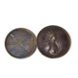 Italy: Presidential Medal of the Academy of Genoa, 1806, by Vassallo, bronze, 49 mm, and Editors