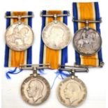 Five Single British War Medals to the West Yorkshire Regiment, awarded to :- 2095 PTE.W.OVEREND;