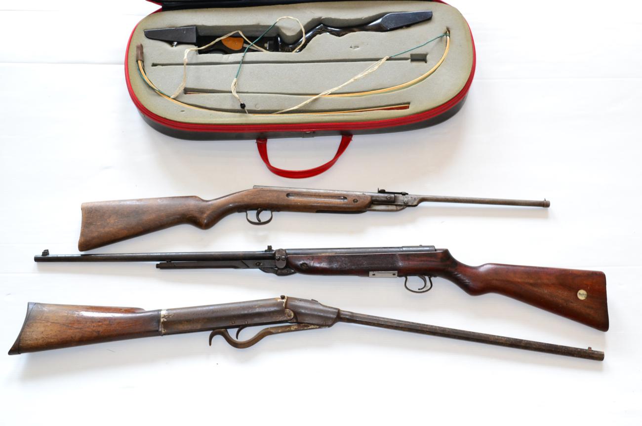 PURCHASER MUST BE 18 YEARS OR OVER A Webley Mark 3 Air Rifle, in .22 calibre, with under-lever