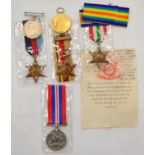 A First/Second World War Group of Six Medals, awarded to 39290 PTE.J.CARTER. L'POOL R., comprising