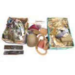 A Large Quantity of Militaria, including a Royal Navy gas mask, .303 rifle slings, webbing straps,