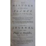 Anon. [Defoe (Daniel)] The History of the Great Plague In London, in the Year 1665 ......By a