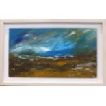 Stephen Charlton (Contemporary) ''Blue Storm'' Signed and inscribed, dated 2010 verso, oil on board,