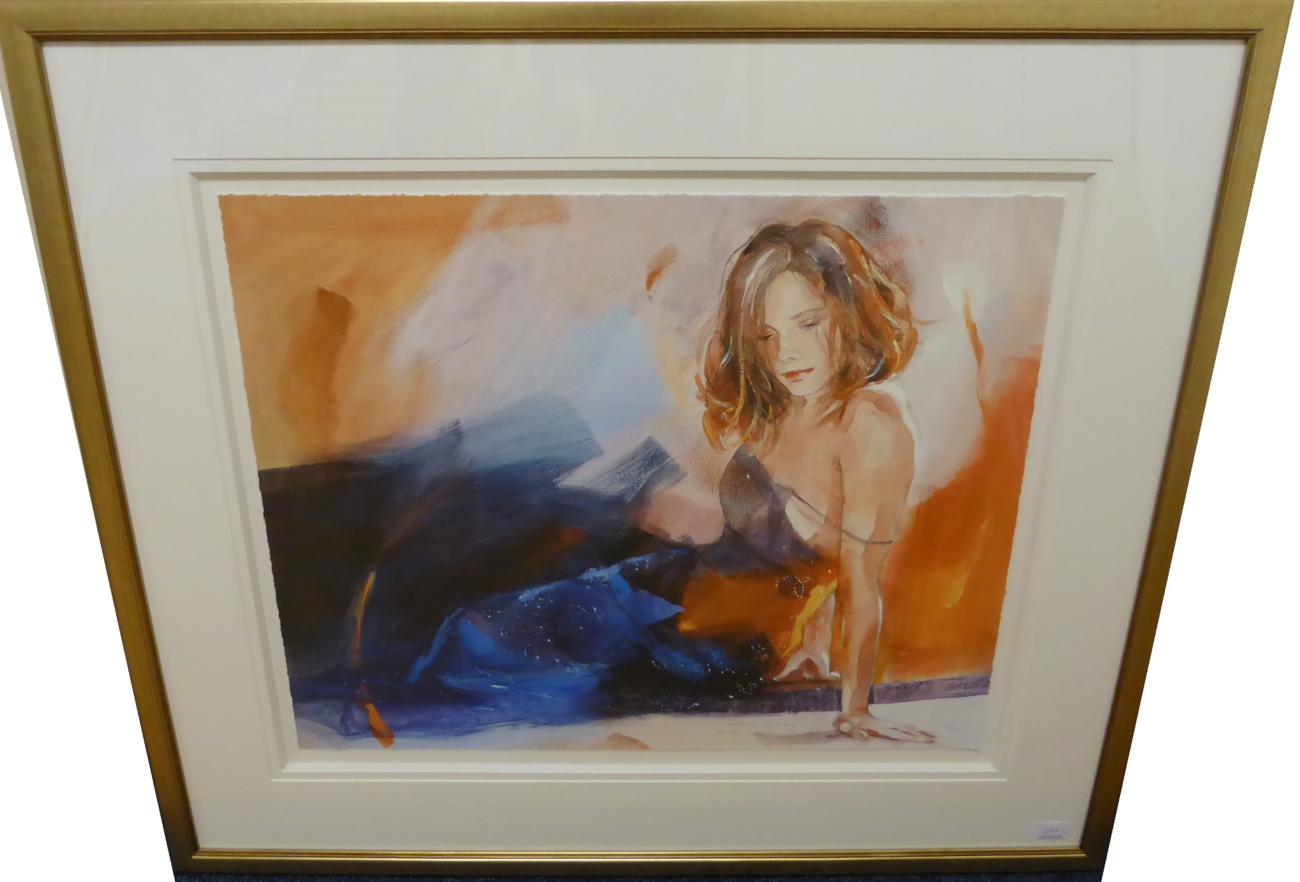 After Christine Comyn (Contemporary) Belgian ''Starry Dress'' Signed in pencil and numbered 60/ - Image 2 of 3