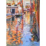 Tony Brummell-Smith (b.1949) ''S Croce Reflections Venice'' Signed, inscribed verso and dated