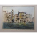 J Barrie Haste (1931-2011) ''Grand Canal - Rialto, Venice'' Signed in pencil, inscribed,