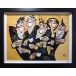 After Todd White (b.1969) American ''Caffeine'' Signed, giclee print, 60cm by 81cm