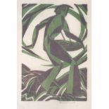 Leonard Beaumont (1891-1986) ''The Sower'' 1933 Signed in pencil, linocut, 18cm by 12cm