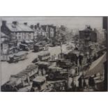 Kenneth Holmes ARCA (1902-1994) ''Market Day, Skipton'' Signed in pencil, etching, 22.5cm by 30.5cm