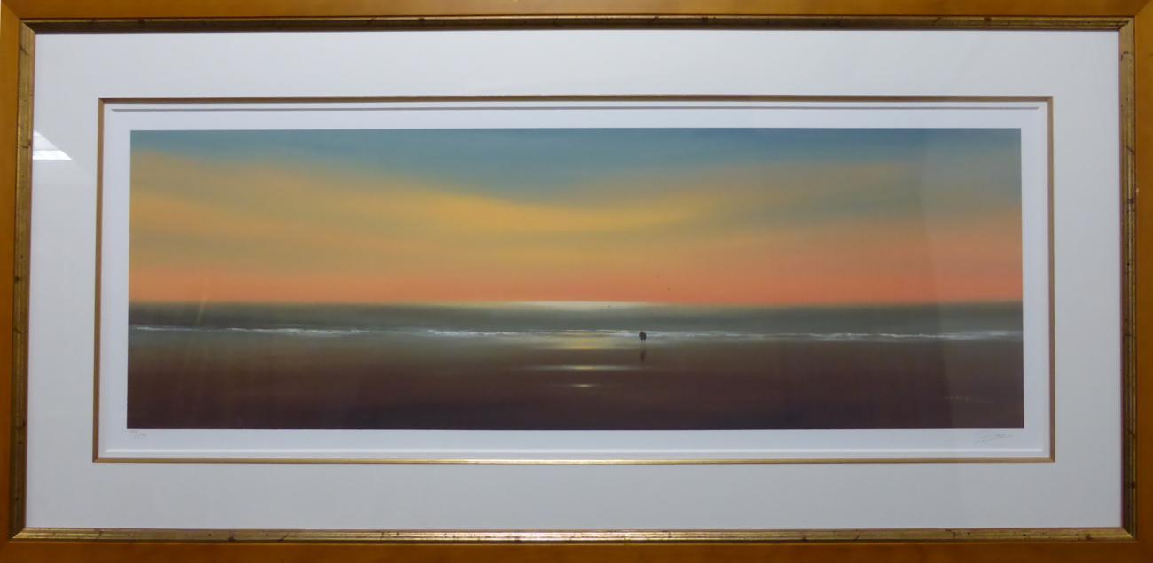 After Lawrence Coulson (b.1962) ''Until Tomorrow'' ''The Blazing Sky'' Each signed in pencil and - Image 2 of 3