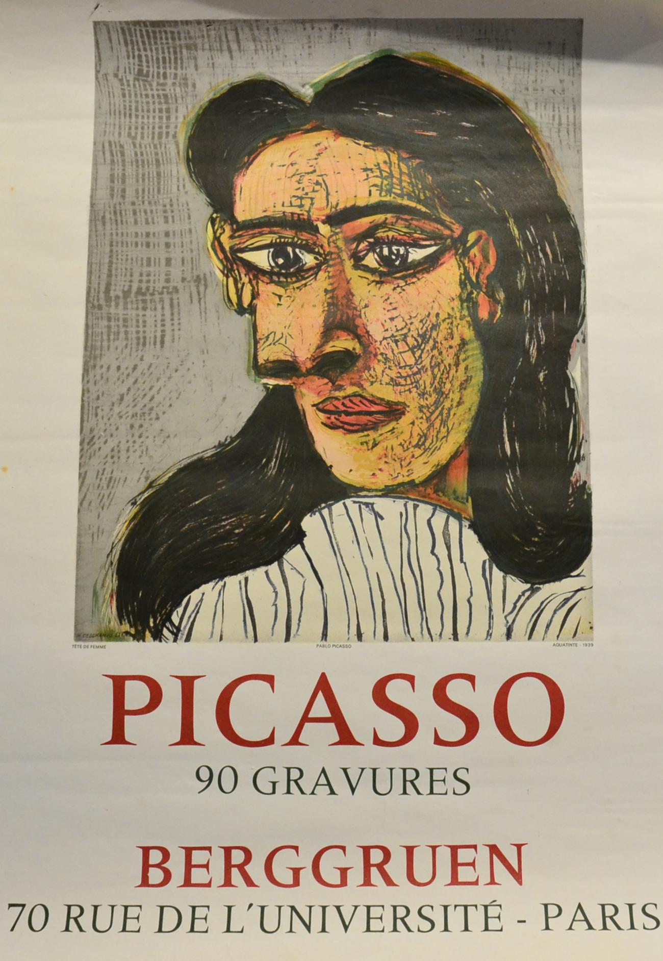 After Pablo Picasso (1881-1973) Arles Musée Réattu ''Picasso 31.XII.70 Dessins Inédits 4.11.71'', - Image 3 of 4