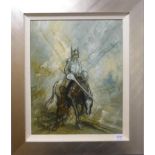 Ben Maile (b.1922) ''Don Quixote'' Signed, oil on canvas, 49cm by 39cm