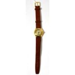 Crusader 18ct gold cased wristwatch