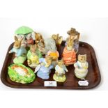 A group of twelve Royal Albert Beatrix Potter figures, boxed All appear in good condition, sold as