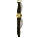 A 9ct gold wristwatch