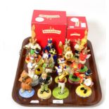 Sixteen Royal Doulton Bunnykins figures Detective, Golfer, Mascot 1966, Winners Trophy 1966, Eskimo,