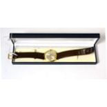 Luz automatic 18ct gold cased wristwatch