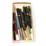 Mont Blanc and other fountain pens, propelling pencils etc