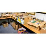 Twenty three boxes of books, subjects including cricket, Bedford School, World War II, Natural