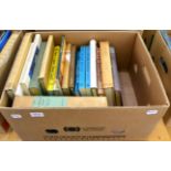 A box of Chinese art related volumes including jade, etc