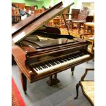 A mahogany Chappell, London small grand piano