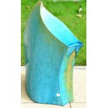 Dennis Kilgallon (Contemporary): ''Sailing Stone'', turquoise glazed stoneware, impressed