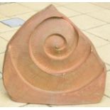 Dennis Kilgallon (Contemporary): ''Random Spiral'', high fired stoneware, impressed signature and