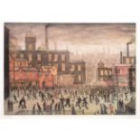 After Laurence Stephen Lowry RA (1887-1976) ''Our Town'' Signed in pencil, numbered 248/850, a