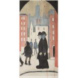 After Laurence Stephen Lowry RA (1887-1976) ''Two Brothers'' Signed in pencil, with the blindstamp