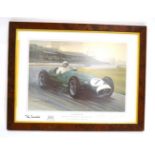 After Graham Turner ''1954 Aintree 200'' Stirling Moss winning the Inaugural Aintree 200 in his