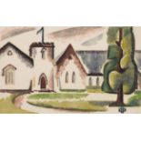 Dorrit Black (1891-1951) Australian ''The Parish Hall'', 1937 Signed in pencil, inscribed and