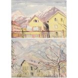 Edith Lawrence (1890-1973) ''Villa Glematis, Schwanden, Switzerland'' Inscribed in pencil, pencil
