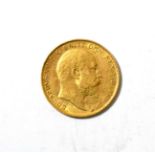 Edward VII, Half Sovereign 1906, minor contact marks GFine