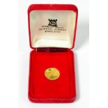 Isle of Man Gold Crown 1980 'Queen Mother's 80th Birthday,' 5.03g, 9ct gold, cased BU