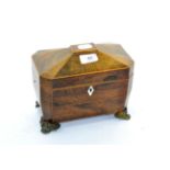 A Regency tea caddy