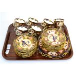 A Royal Crown Derby Imari tea service, pattern 6294, comprising twelve cups, twelve saucers,