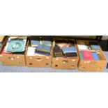 A quantity of books in six boxes