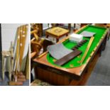 A croquet set and Riley bar billiards set