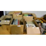 Quantity of books including Wedgwood, interiors, craft etc (five boxes)