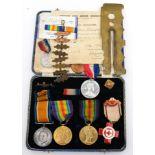 A First World War Pair, to 53686 PTE.T.KITCHEN.MANCH.R., comprising British War medal and Victory