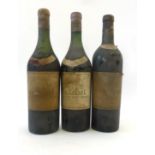 Chateau Haut Brion 1960, Pessac Leognan (x2); Chateau Cos d'Estournal 1953, St Estephe (three