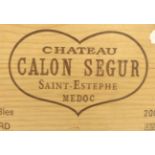 Chateau Calon Segur 2009, St Estephe (x10), owc (ten bottles)