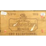 Chateau Chasse-Spleen 1988, Moulis-en-Medoc, owc (twelve bottles)