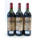 Chateau Ausone 1983, Saint-Emilion Grand Cru (x3) (three bottles) U: into neck, very bin soiled