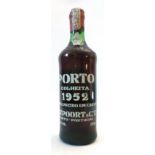 Niepoort Colheita 1952 U: into neck, part of capsule chipped