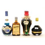 Bols 4 Division Decanter, in original carton (poor condition; Hermann Jansen Creme de Cacao;