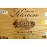 Chateau Kirwan 2010, Margaux, owc (twelve bottles)