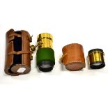 Dallmeyer (London) Brass Lenses (i) No.70300 Tele-Photo Attachment 4in focus (ii) No.67062 No.4