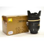 Nikon Nikkor AF-S DX f3.5-6.3 18-300mm G ED VR Lens no.2052333, in original box