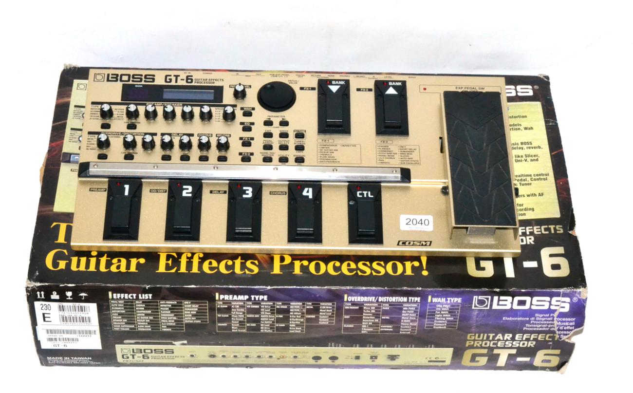 Boss GT-6 Guitar Effects Processor (boxed)